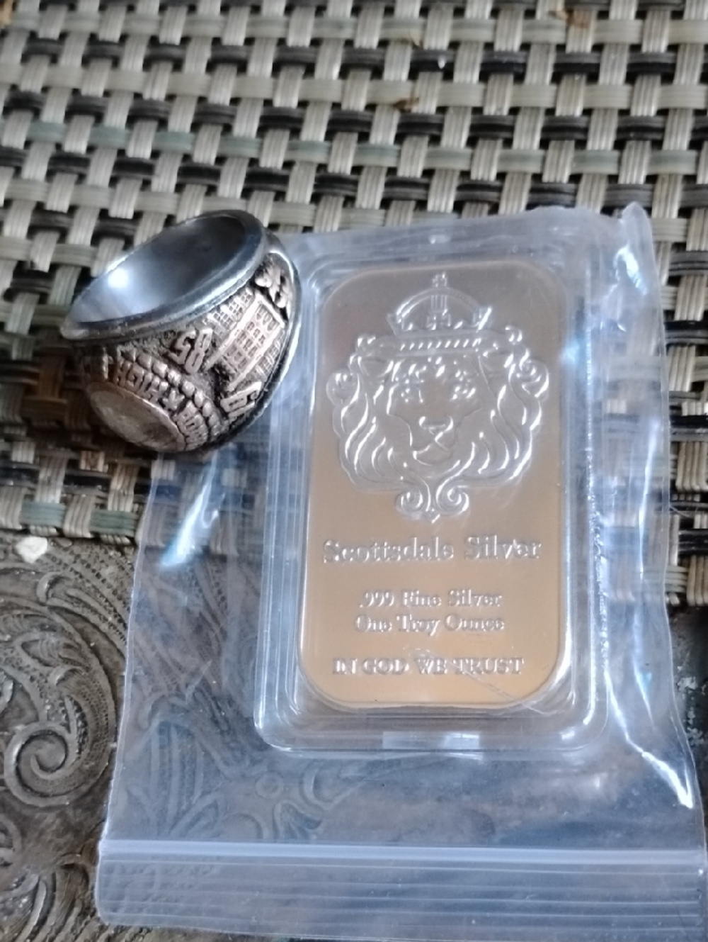 Scottsdale Silver .999 Fine Silver 1 oz Metal Bar